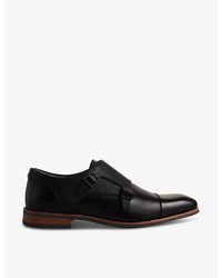 Ted Baker - Alicott Double-monk Leather Shoes - Lyst
