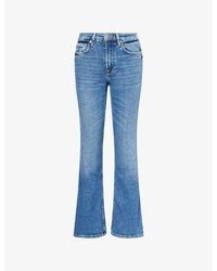 Samsøe & Samsøe - Salella Flared Denim-Blend Jeans - Lyst