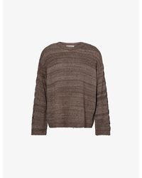 Our Legacy - Popover Round-Neck Silk Jumper - Lyst