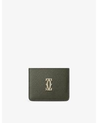 Cartier - C De Simple Leather Card Holder - Lyst