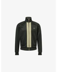 Fred Perry - Chenille Tape Raglan-Sleeves Woven Track Jacket - Lyst