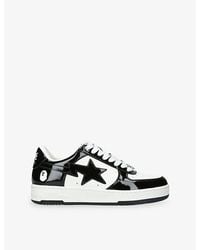 A Bathing Ape - Bape Sta Icon #1 M2 Leather Trainers - Lyst