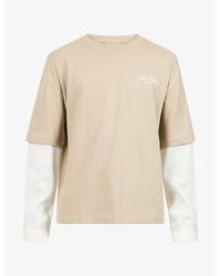 The Couture Club - Waffle Logo-Print Cotton T-Shirt - Lyst