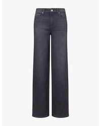 PAIGE - Tatum Wide-Leg Denim Jeans - Lyst