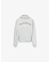 WE Are Tala - Relaxed-Fit Embroidered-Logo Cotton-Blend Hoodie - Lyst