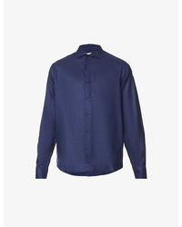 Orlebar Brown - Vy Giles Brand-tab Regular-fit Linen Shirt - Lyst