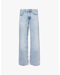 Rag & Bone - The Shea Relaxed-Fit Straight-Leg Denim Jeans - Lyst