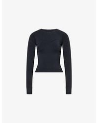 ADANOLA - Seamless Long-Sleeve Workout Top - Lyst