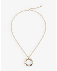 Cartier - Trinity Medium 18Ct, Rose And- Pendant Necklace - Lyst