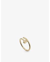 Cartier - Juste Un Clou Small 18ct Yellow-gold Ring - Lyst