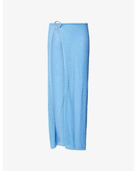 Cheap Monday - Palermo Ring-Detail Knitted Maxi Skirt - Lyst