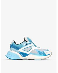 Amiri - Ma Runner Chunky-sole Leather And Mesh Low-top Trainers - Lyst