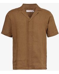 Orlebar Brown - Maitan Spread-collar Regular-fit Linen Shirt X - Lyst