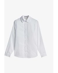 Ted Baker - Layer Textured Long-sleeved Cotton-blend Shirt - Lyst