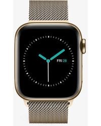 Mintapple - Apple Watch Milanese Gold Stainless-steel Strap 44mm - Lyst