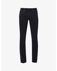 7 For All Mankind - Slimmy Taper Luxe Performance Mid-rise Stretch-denim Jeans - Lyst
