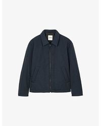 Sandro - Spread-Collar Slip-Pocket Regular-Fit Shell Jacket - Lyst