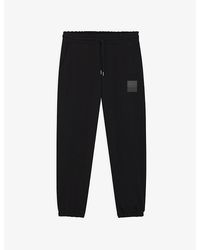 HUGO - Logo-Print Regular-Fit Cotton Jogging Bottoms - Lyst