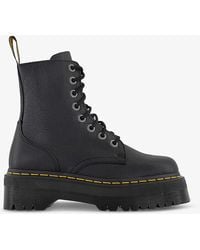 Dr. Martens - Jadon Iii Platform-sole Lace-up Leather Boots - Lyst