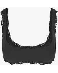 Skims - Fits Everybody Lace Square-neck Stretch-woven Bra - Lyst