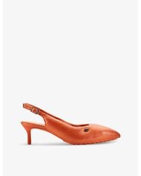 Clarks X Martine Rose - Martine Rose X Clarks Sling 1 Padded Heeled Leather Courts - Lyst