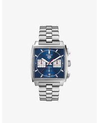 Tag Heuer - Cbl2111.ba0644 Monaco Stainless-steel Automatic Watch - Lyst