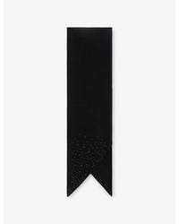 Zadig & Voltaire - Lucy Rhinestone-Embellished Wool-Blend Scarf - Lyst