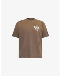 Represent - Crest Text-Print Cotton T-Shirt - Lyst