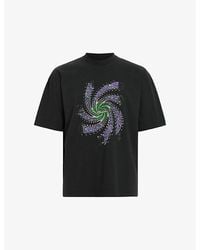 AllSaints - Fraktyl Graphic Logo-print Organic-cotton T-shirt X - Lyst