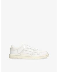 Amiri - Skel Leather Trainers - Lyst