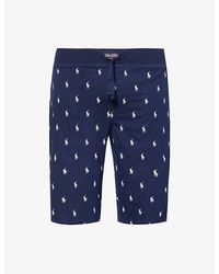 Polo Ralph Lauren - Cotton-Jersey Logo-Print Pyjama Shorts - Lyst