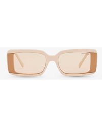 Tiffany & Co. - Tf4197 Rectangle-frame Cut-out Acetate Sunglasses - Lyst