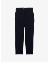 Claudie Pierlot - Poupin Tailored Mid-Rise Woven Trousers - Lyst
