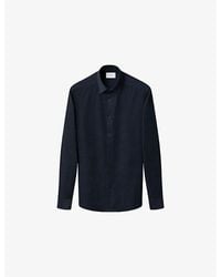 Eton - Solid Corduroy Casual-Fit Cotton Shirt - Lyst