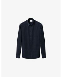 Eton - Solid Corduroy Casual-Fit Cotton Shirt - Lyst