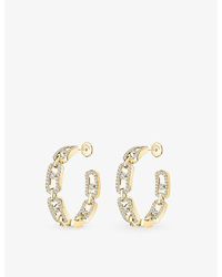 Messika - Move Link 18Ct And 0.86Ct Diamond Earrings - Lyst
