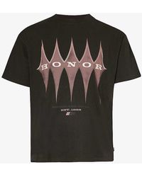Honor The Gift - Diamond Graphic-print Cotton-jersey T-shirt - Lyst