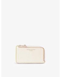 Aspinal of London - Zipped Leather Coin And Card Holder - Lyst