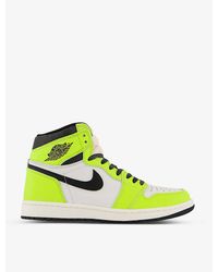 Nike - Air 1 High Leather Low-top Trainers - Lyst