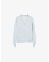 JOSEPH - Cashair V-Neck Cashmere Jumper - Lyst