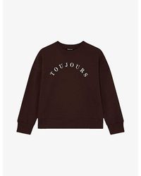 Whistles - Toujours Relaxed-Fit Cotton Sweatshirt - Lyst