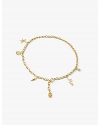 Sandro - Charm-embellished Gold-tone Brass Chain Belt - Lyst