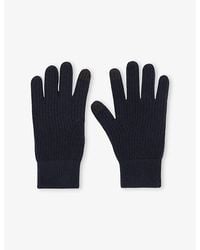 Reiss - Lawson Ribbed Merino-Wool Gloves - Lyst