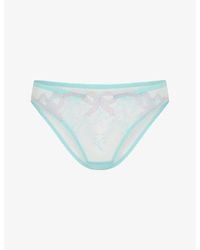 Agent Provocateur - Lisetta Lace Bikini Briefs - Lyst