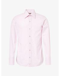 Tom Ford - Slim Fit Cotton-Poplin Shirt - Lyst