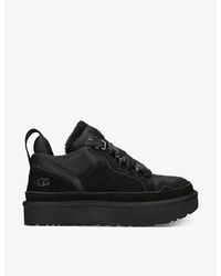 UGG - Lowmel Oversized-tongue Suede Trainers - Lyst