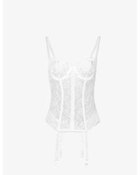 Aubade - Toujours Underwired Stretch-lace Basque - Lyst