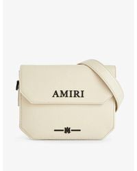 Amiri - Logo-embellished Leather Cross-body Bag - Lyst