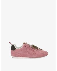Kurt Geiger - Suede Slim Runner Sneakers - Lyst