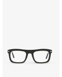 Tom Ford - Ft5757-b Rectangle-framed Acetate Sunglasses - Lyst
